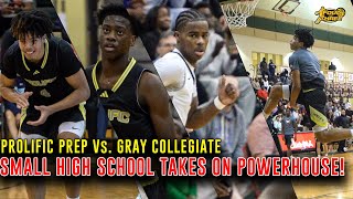 Charter School Battles Against Nationally Ranked POWERHOUSE  Prolific Prep vs Gray Collegiate [upl. by Eliason]