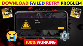 FREE FIRE DOWNLOAD FAILED RETRY PROBLEM  HOW TO SOLVE FREE FIRE DOWNLOAD FAILED PROBLEM [upl. by Nofpets539]