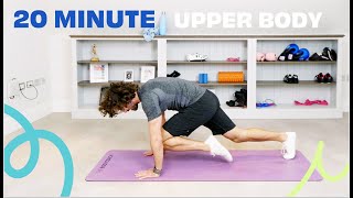 20 Minute Upper Body HIIT  The Body Coach TV [upl. by Merola]