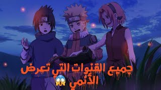 جميع القنوات التي تعرض انمي على التلفاز لسنة 2024  لا يفوتك 🔥 [upl. by Neelya]