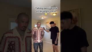 Falling pants prank on my angry uncle to get his reaction 😂 [upl. by Oguh]