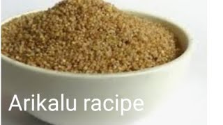 Arikalu racipe kodo Millet rice [upl. by Grochow530]