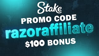 STAKE PROMO CODE 2024 UP TO 500 ON BALANCE BONUS [upl. by Leunam]