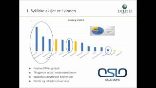 Trender sektorer og enkeltaksjer på Oslo Børs i 2017 – Delphi Fondene [upl. by Rains]