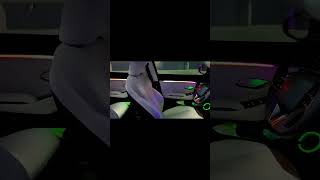 White Car Interior With Nice Ambient Lighting [upl. by Yecrad]