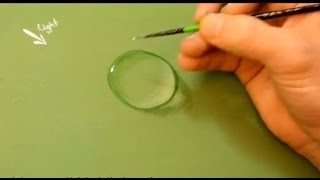 How to paint a water drop in Acrylics [upl. by Entirb]