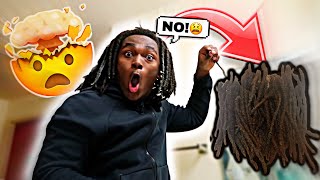 CUTTING My Dreads after they FELL OUT after 3 Years 😱 DREAD TRANSFORMATION [upl. by Boot83]