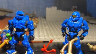 Flood fight Halo mega construx Stopmotion Toymation [upl. by Harrington766]