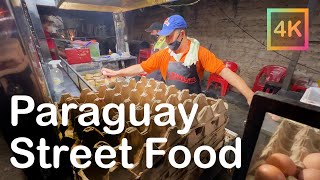 PARAGUAY Asunción — Street Food【4K】🇵🇾 [upl. by Queri248]