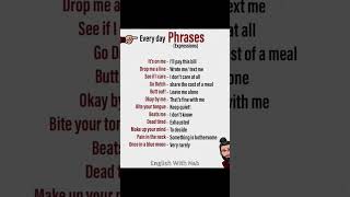 Smart English Phrases For Daily Use  phrases english englishvocabulary spokenenglish [upl. by Nalced611]