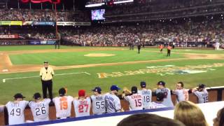 Neil Diamond sings quotSweet Carolinequot in a tribute to Boston at MLB All Star Game Citifield 071613 [upl. by Baptista489]