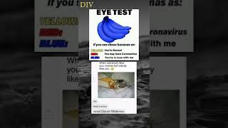 Eye test Meme  meme shorts ytshorts  489 [upl. by Hellman]