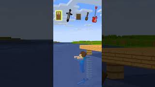 Will A Guitar Boat Hold My Weight Inspired by MrBeast minecraft steve shorts trending remix [upl. by Ivette938]