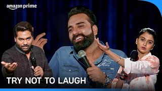 Try not to laugh  Bass Kar Bassi Tathastu Comicstaan  Prime Video India [upl. by Nospmas]