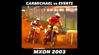 Everts vs Carmichael MXoN 2003  Epic Battle [upl. by Nimesh]