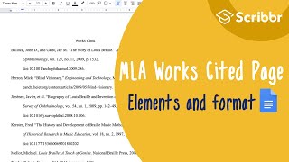 MLA Works Cited References and Formatting  Scribbr 🎓 [upl. by Valina]