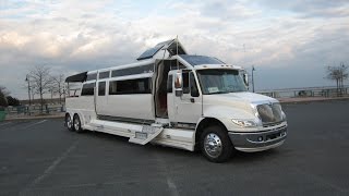 COOLEST LIMO EVER  2023 update  dual axle rear patio jet door plane door bar and more [upl. by Viridi]