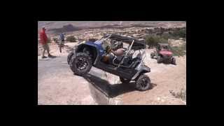 Rock Crawling In Moab Utah in Side By Sides UTV [upl. by Jarrad]