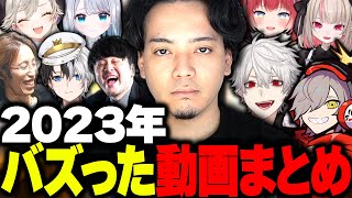 【10万いいね越え】2023年バズった動画まとめ！【ボドカ】 [upl. by Atinniuq851]