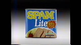 1992 Hormel Spam Lite quotHow will America reactquot TV Commercial [upl. by Allemat]