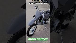 2024 KAWASAKI KLX 110R BATTLE GREY WALKAROUND kawasaki dirtbike battlegrey grey 110 klx [upl. by Ware609]