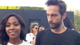 Sleepy Hollow Interview with Nicole Beharie and Tom Mison [upl. by Anauj]