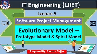 Lec09Evolutionary Model  Prototype amp Spiral  Software Project Management  IT Engineering [upl. by Yecad]