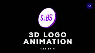 Simple logo Animation  logo Intro  Free Template in after effects logoanimation aftereffects [upl. by Thurlow]