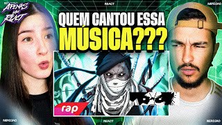 Apenas um react  Rap do Zabuza  O demônio da névoa oculta  7mz Nerd hits Naruto [upl. by Lynad]