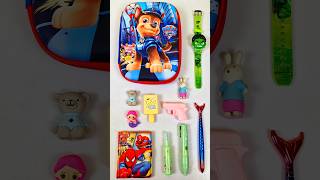 Fancy😍Pen Sharpener Eraser Pencil Box Diary Watch asmr stationery craft [upl. by Rahsab]