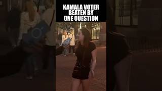 Kamala Supporter Obliterated with This One Question [upl. by Leticia]