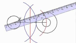 Tangentes interiores a dos circunferencias [upl. by Gnal]