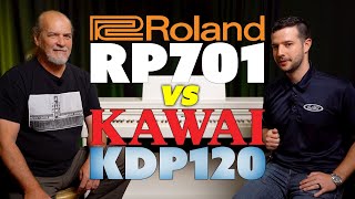 Roland RP701 vs Kawai KDP120  Comparison amp DEMO [upl. by Colpin478]