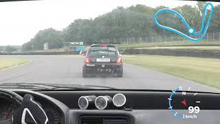 Honda Crx turbo VS Renault Clio 182 turbo [upl. by Auod543]