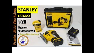 Stanley Fatmax V20 Jigsaw SFMCS600M1K [upl. by Jori736]