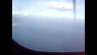 Approach into Tenerife North Airport on Binter Canarias flight from La Gomera [upl. by Bast187]