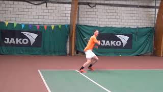 Video College Tennis Studiebeurs USA OverBoarder  Menno Servaes [upl. by Cj]