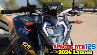 2024 TVS APACHE RTR 125 Latest Model Launch Date Finally Announced🔥Price amp Features  TVS 125cc Bike [upl. by Dnaleel]