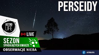 Perseidy ☄️ Obserwacje nieba przez duży teleskop 🔭  Niebo na żywo 324 [upl. by Geoff125]