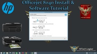 How to setup HP OfficeJet 8040 and Software [upl. by Truk]