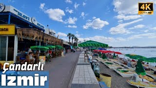 Çandarlı Beach Walking Tour Exploring Turkeys Hidden Gem in Izmirs Coastline 4K 2024 [upl. by Ohare]