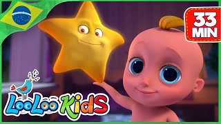 BRILHA BRILHA ESTRELINHA  músicas para bebê dormir  LooLoo Kids Português [upl. by Aseefan333]