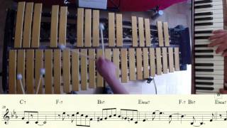 Jazz Vibraphone Etude It Could Happen To You [upl. by Ronel728]