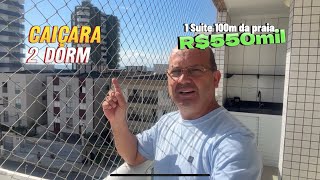 APARTAMENTO 100m da PRAIA  CAIÇARA 2 DORMITÓRIOS [upl. by Nwad256]