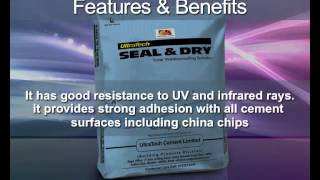 ULTRATECH SEAL amp DRY WATERPROOF COATING [upl. by Odicalp]