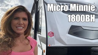 2021 Winnebago Industries TowablesMicro Minnie1800BH [upl. by Anerehs482]