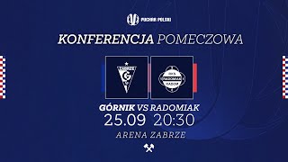 Konferencja prasowa po meczu Górnik Zabrze  Radomiak Radom [upl. by Jerri845]