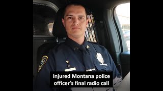 Injured Montana Cop Retirement Ceremony amp Last Radio Call [upl. by Clercq]