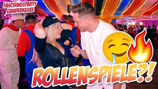 ROLLENSPIELE 🤤🔥 Straßenumfrage Faschingsparty Ganderkesee [upl. by Notloc]