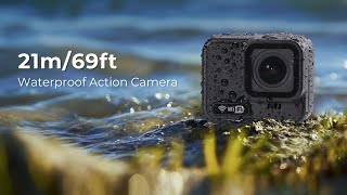 Introducing Kentfaith Underwater Action Camera 21m Caseless Waterproof 4K 60FPS [upl. by Akemit]